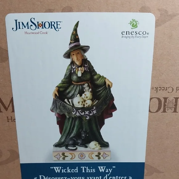 Jim Shore Witch Wicked This Way Enesco NEW - Picture 1 of 13